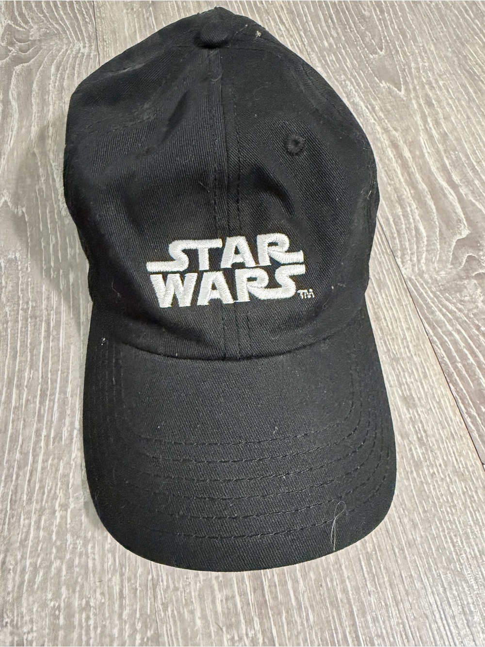 Star Wars Black Cap with White Embroidered Logo